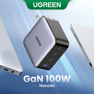 [100W Gan] ugreen 100W GaN ที่ชาร์จ PD Type C USB 4 พอร์ต ชาร์จเร็ว สําหรับแล็ปท็อป แท็บเล็ต MacBook iPad Pro MacBook Air Xiaomi pad 5 5pro iPhone 14 14 Max 14 Pro Pro Max