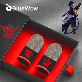 Bluewow【jinx】ถุงมือเล่นเกม PUBG COD กันเหงื่อ (2 ชิ้น)