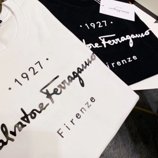 19227 เสื้อยืดผ้าฝ้าย คุณภาพสูง ลาย S Tag + Tag สําหรับผู้ชายและผู้หญิง