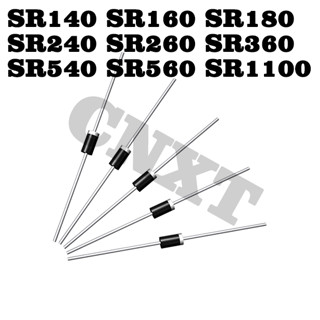 20~50 ชิ้น SR140 SR160 SR180 SR240 SR260 SR360 SR540 SR560 SR1100 ไดโอด Schottky ในสาย