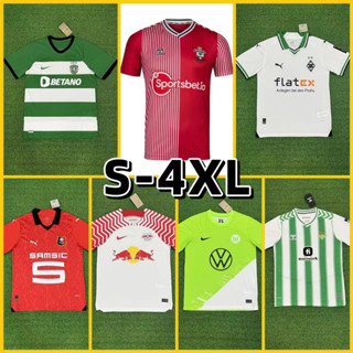 เสื้อกีฬาแขนสั้น ลายทีมชาติฟุตบอล Southampton Lisbon Sporting Ligue 1 Rennes Royal Betis 24-48 ชั่วโมง จัดส่งด่วน 23 24 ชิ้น