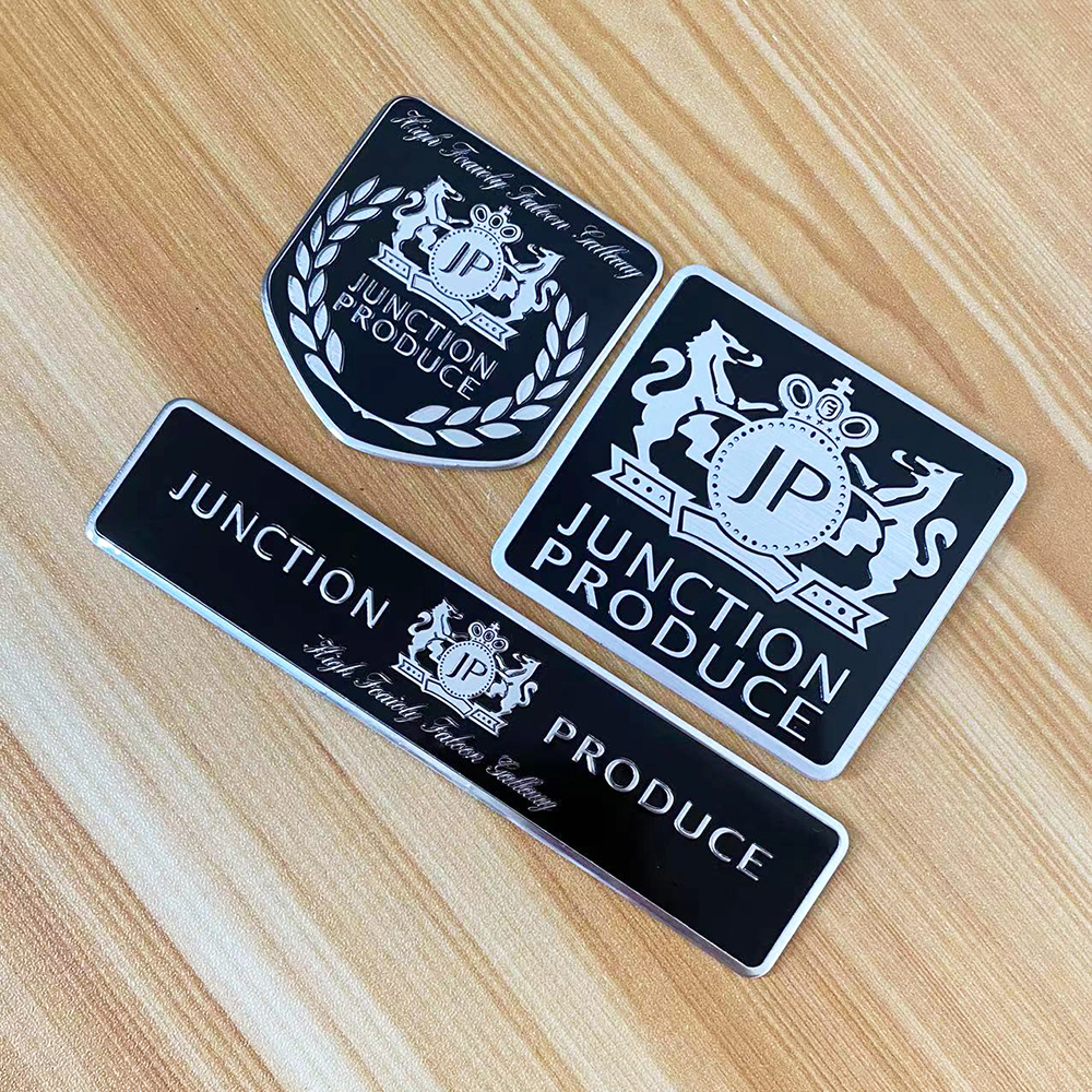 * พร้อมส่ง * สติกเกอร์โลโก้รถยนต์ อลูมิเนียม Honda Junction's JP
