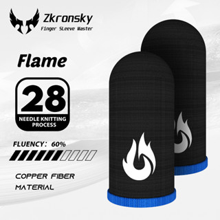 Zkronsky ถุงนิ้วเล่นเกมส์ (1แพ็ค 2 ชิ้น) มีให้เลือก 3 เกรด ถุงนิ้วสำหรับเล่นเกม เกมมิ่ง กันลื่นและป้องกันเหงื่อ ถุงมือเล่นเกม Pubg Rov Call of duty ทัชลื่น แม่นยำ