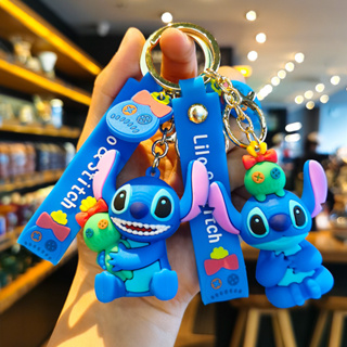 Coffeejoy ใหม่ พวงกุญแจ ตุ๊กตาการ์ตูน Stitch น่ารัก สร้างสรรค์ ขนาดเล็ก สําหรับแขวนตกแต่งรถยนต์