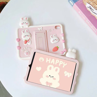 【Cartoon Rabbit 】เคสโทรศัพท์มือถือ ลายการ์ตูนยูนิคอร์น 3มิติ สําหรับ Apple Ipad Air4 Pro10.9-Air5 Air Pro 7.9 9.7 10.5 11 10.2 นิ้ว Mini 1 2 3 4 5 2017 2018 2019 2020