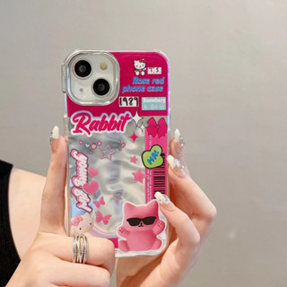 เคสโทรศัพท์มือถือ ลายการ์ตูน สีชมพู สําหรับ iPhone 11 12 12pro 12promax 13 13pro 13promax 14 14pro 14promax