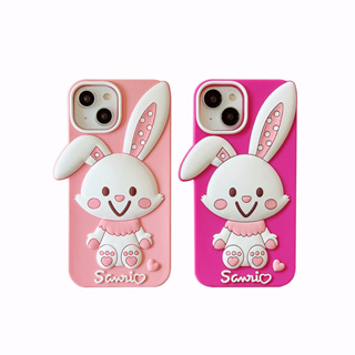 เคสโทรศัพท์มือถือซิลิโคน ลายกระต่าย สําหรับ Iphone 14 ProMax 13 ProMax 11 ProMax 12ProMax