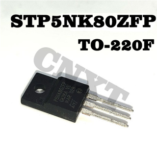 ท่อเอฟเฟคสนามหญ้า STP5NK80ZFP P5NK80ZFP TO-220F 800V 4.3A MOS 5 ชิ้นต่อล็อต