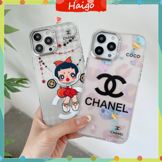 เคสโทรศัพท์มือถือ พลาสติกแข็ง CHANE1 ลายโลโก้ แฟชั่น สําหรับ iPhone14 13 12 Mini 11 PRO MAX 6 6s 7 8plus SE2 X XS XR XSMAX #HG6046