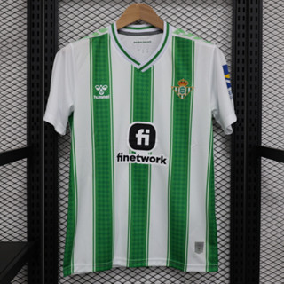 เสื้อกีฬาแขนสั้น ลายทีมชาติฟุตบอล Real Betis Jersey 2023-24 ชุดเหย้า สําหรับผู้ชาย