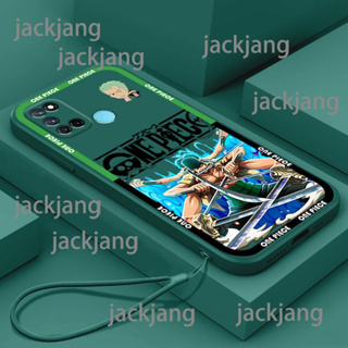 เคสโทรศัพท์มือถือ ซิลิโคนนิ่ม ลาย One Piece สีรุ้ง สําหรับ OPPO REALME 7i REALME C17