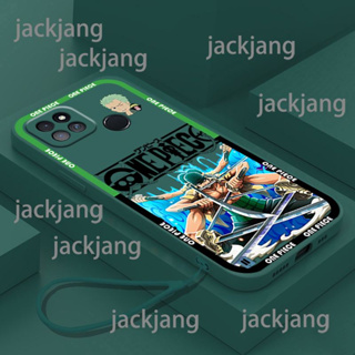 เคสโทรศัพท์มือถือ ซิลิโคนนิ่ม ลาย One Piece สีรุ้ง สําหรับ OPPO REALME C21