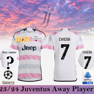 เสื้อกีฬาแขนสั้น ลายทีมชาติฟุตบอล JUV 23-24 คุณภาพสูง ไซซ์ S - 2XL