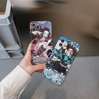 🔥พร้อมส่ง🔥เคสโทรศัพท์มือถือ ลายการ์ตูนอนิเมะ Demon Slayer สําหรับ iPhone 14 13 11 12 Pro Max 13 11 12 Pro Max XR X XS 7 8 Plus 6 6S SE2 SE3 7Plus