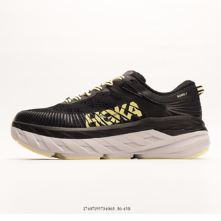 รองเท้ากีฬา รองเท้าวิ่งลําลอง รุ่น HOKA ONE Bondi 7 ดูดซับแรงกระแทก สําหรับผู้ชาย