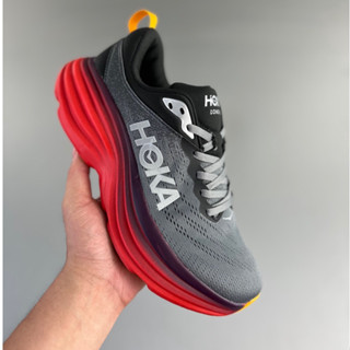 รองเท้ากีฬา รองเท้าวิ่งลําลอง รุ่น HOKA ONE Bondi 8 ดูดซับแรงกระแทก สําหรับผู้ชาย และผู้หญิง