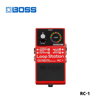 Boss RC-1 ลูปสเตชั่นกีตาร์ไฟฟ้า RC-1 บันทึกเสียงกลอง เบส ขนาดเล็ก