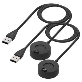 แท่นชาร์จ แบบพกพา พร้อมสายเคเบิล USB แบบเปลี่ยน สําหรับ Garmin Approach S62 2 แพ็ก