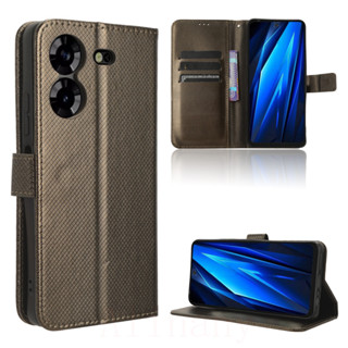 Tecno Pova 5 เคส PU Leather Case เคสโทรศัพท์ Stand Wallet Tecno Pova5 เคสมือถือ Cover