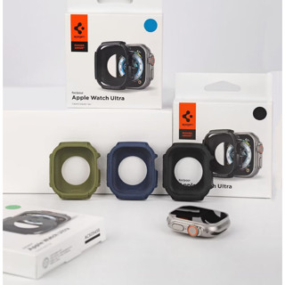 SPIGEN เคสซิลิโคน กันกระแทก สําหรับ iwatch Ultra case 49 มม. 45 มม. 44 มม. 41 มม. 40 มม. Series 8 7 6 5 SE 4