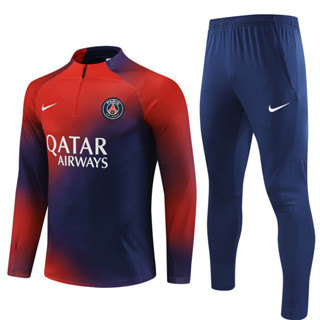 เสื้อกีฬาแขนสั้น ลายทีมชาติฟุตบอล PSG Paris Saint-Germain 2023-24 Season ชุดเหย้า