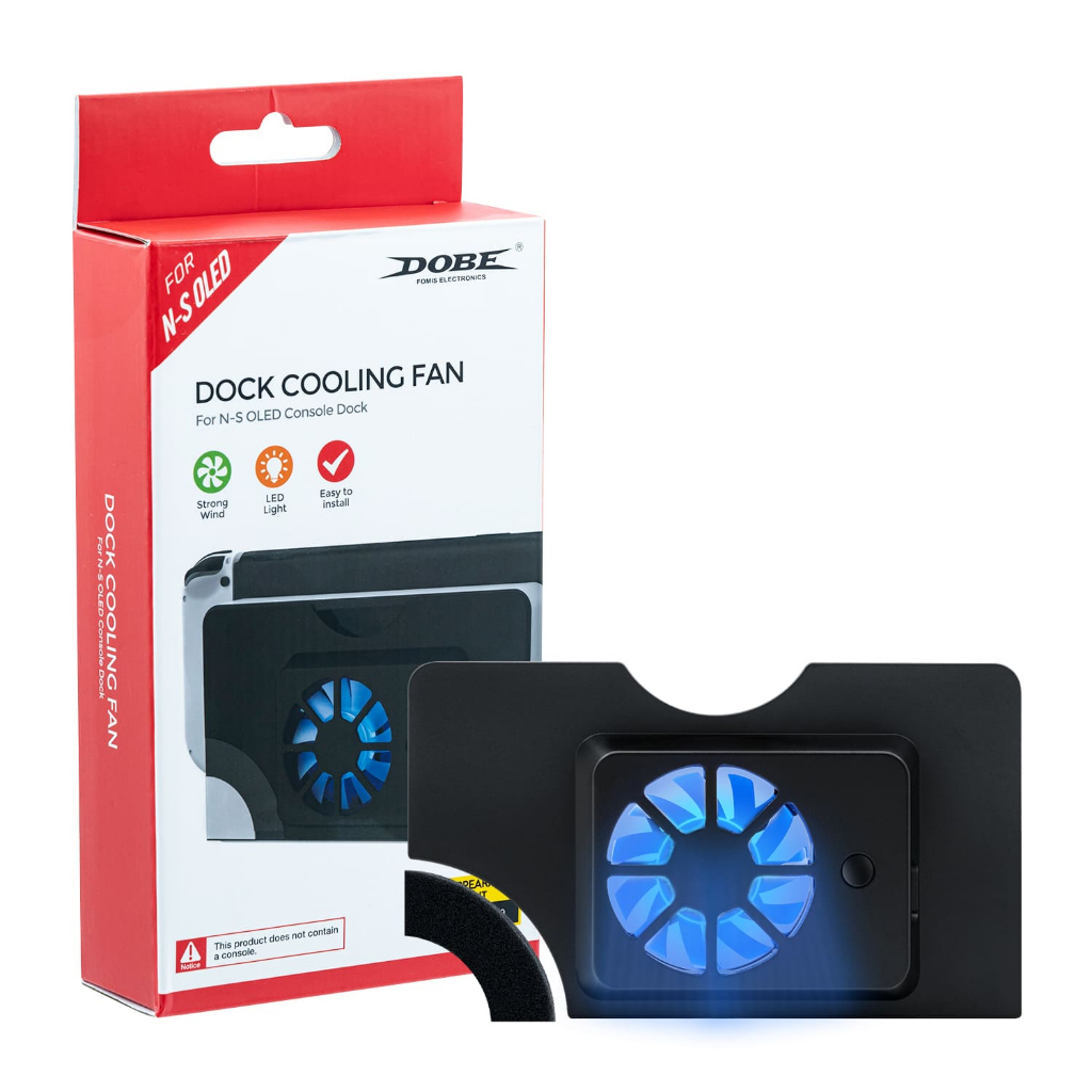 Dobe Dock พัดลมระบายความร้อนสําหรับ Nintendo Switch Oled