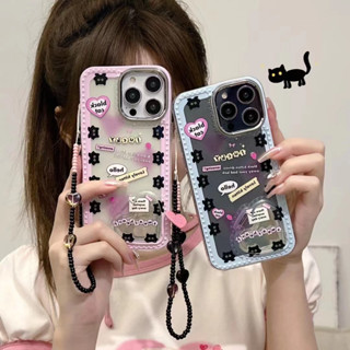 เคสโทรศัพท์มือถือแบบนิ่ม tpu ลายเอลฟ์ สีดํา สําหรับ iPhone 14 14promax 14pro 11 12 12PRO 12PROMAX 13 13pro 13promax