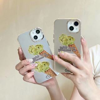 เคสโทรศัพท์มือถือ tpu แบบนิ่ม ลายไอศกรีม สําหรับ iPhone 14 14promax 14pro 11 12 12PRO 12PROMAX 13 13pro 13promax