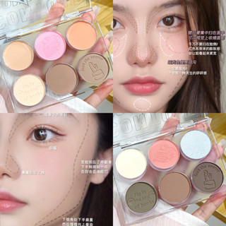 Xixi บลัชออนไฮไลท์ เนื้อแมตต์ 2 สี สําหรับผู้เริ่มต้น