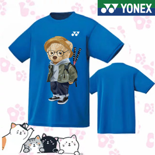 Yonex ใหม่ เสื้อยืดแขนสั้น ระบายอากาศ แห้งเร็ว ลายแบดมินตัน เทนนิส เทนนิส ฤดูร้อน สําหรับผู้ชาย ผู้หญิง 2023