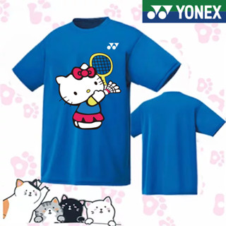 Yonex 2023 ใหม่ เสื้อยืดแบดมินตัน ปิงปอง เครื่องแต่งกาย สําหรับผู้ชาย ผู้หญิง เกมเจอร์ซีย์ กีฬา วิ่ง เสื้อยืดทัวร์นาเมนต์ แห้งเร็ว สไตล์เกาหลี