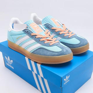 รองเท้าผ้าใบลําลอง รุ่น Gazelle ของแท้ กันลื่น ทนต่อการสึกหรอ สไตล์เรโทร สําหรับผู้ชาย และผู้หญิง