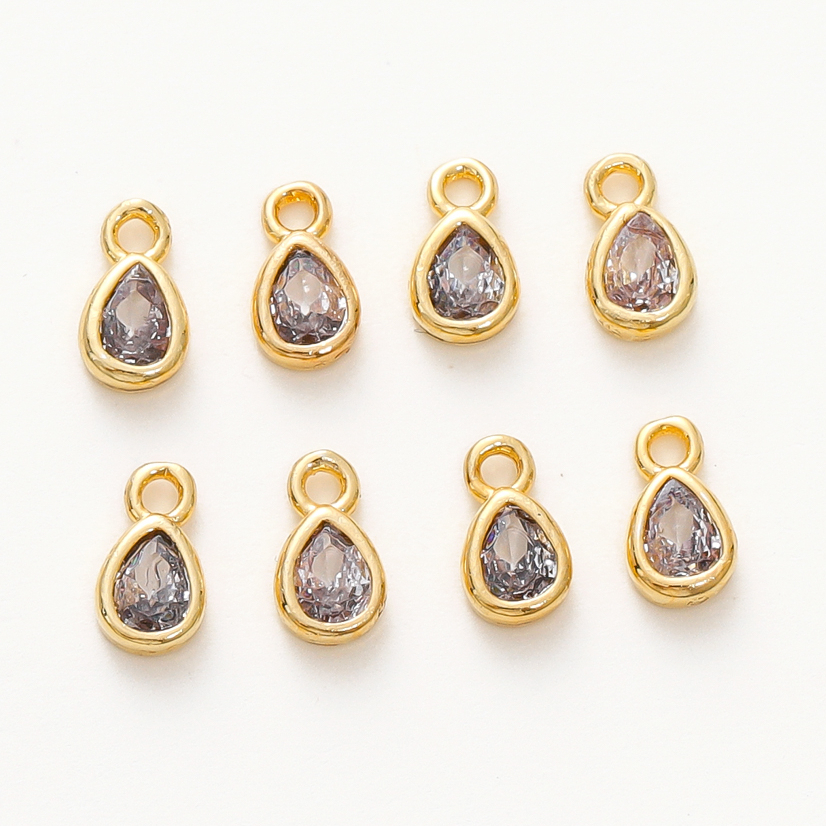 ลูกปัดคริสตัลหุ้มทอง18K 5-10ชิ้น DIY ไม่แพ้ง่าย ไม่จาง ไม่ดำ สำหรับสร้อยคอ-สร้อยข้อมือ-แหวน แฟชั่นเงาสวย ทนทาน