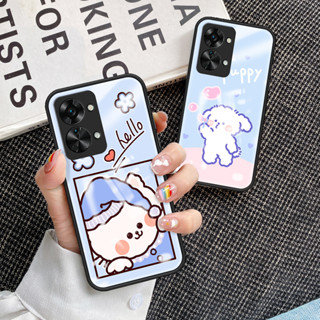 เคสโทรศัพท์มือถือกระจกนิรภัย TPU แบบนิ่ม ขอบแข็ง กันกระแทก สําหรับ OnePlus Nord 2T Nord 2T เคส