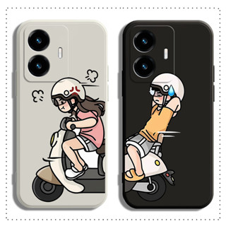 เคสโทรศัพท์มือถือ ลายการ์ตูนรถจักรยานยนต์ สําหรับ VIVO V27 V27E V25 V25E V23E V23 V21E V21 V20 SE S1 PRO V2022 V2158 V2130 V2020 V2021 V2040 V2025 Y73