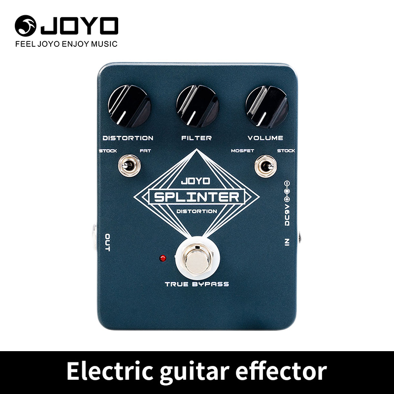 JOYO JF-21 SPLINTER Classic Distortion Pedal กีตาร์ไฟฟ้า Pedal Effects Fuzz & Distortion True Bypass