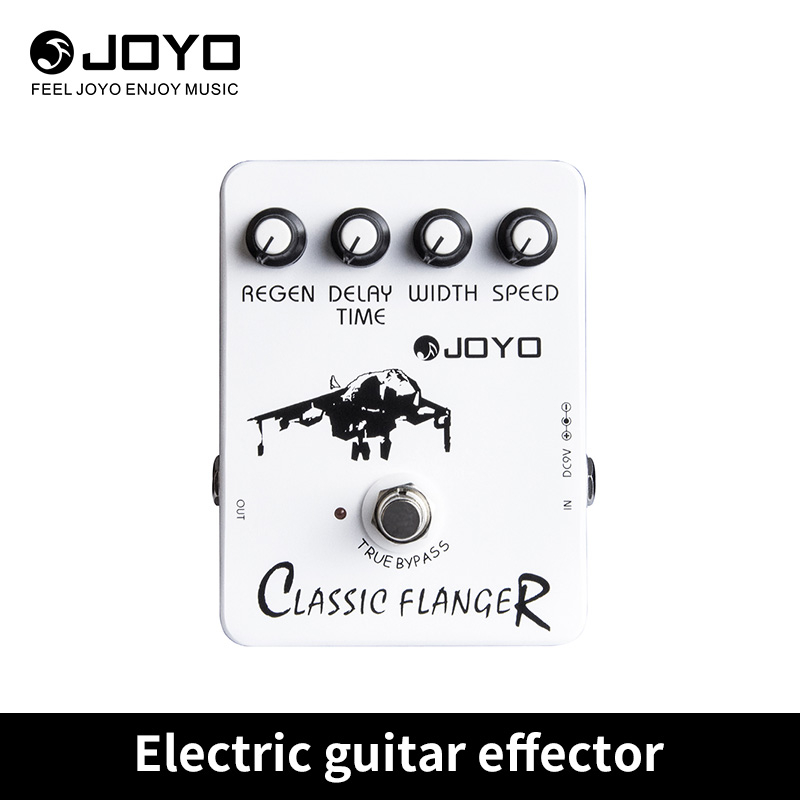 JOYO JF-07 Classic Flanger Pedal Effect Tremulous Vibratos & Chorus กีตาร์เหยียบสําหรับกีตาร์ไฟฟ้า M