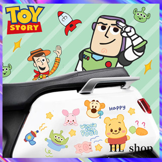 Hl สติกเกอร์ ลายการ์ตูนอนิเมะ Toy Story Vinny Bear กันน้ํา สําหรับติดตกแต่งหมวกกันน็อค รถจักรยานยนต์