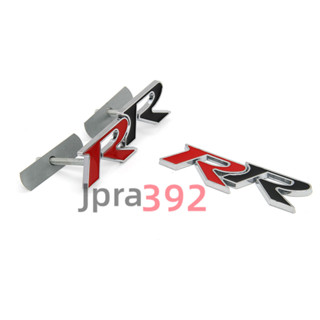 สติกเกอร์โลโก้โลหะ 3D JDM RR สําหรับติดตกแต่งรถยนต์ Honda RR Civic Mugen Accord CRV City HRV