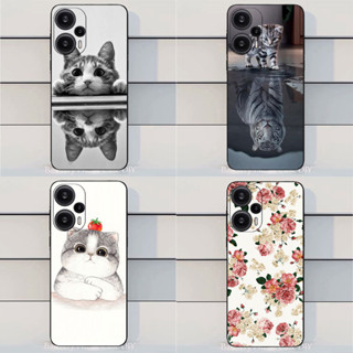 เคสโทรศัพท์ซิลิโคน TPU แบบนิ่ม ลาย TURBO และ POCO F5 สําหรับ Redmi NOTE 12 Redmi NOTE 12 TURBO และ POCO F5