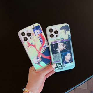 jujutsu kaisen เคสแข็ง เคสโทรศัพท์ iphone 14 pro max เคสมือถือ iphone 11/12 pro max/13 pro gojo satoru geto suguru มหาเวทย์ผนึกมาร