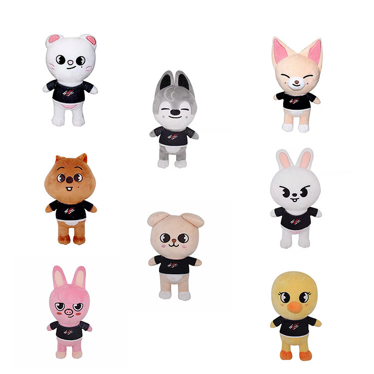 Skzoo Stray Kids Skzoo ตุ๊กตา Skzoo หมอน Skzoo ของเล่นตุ๊กตา Chan Leebit DWAEKKI Jiniret HAN Qukka ส