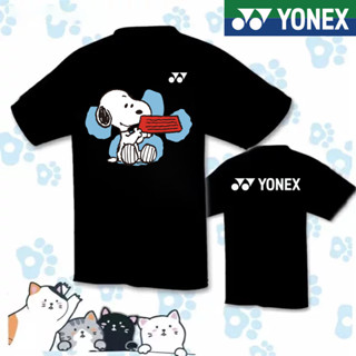 Yonex ใหม่ เสื้อยืดกีฬา ซับเหงื่อ ระบายอากาศ แห้งเร็ว สําหรับฝึกแบดมินตัน ปิงปอง ผู้ชายและผู้หญิง