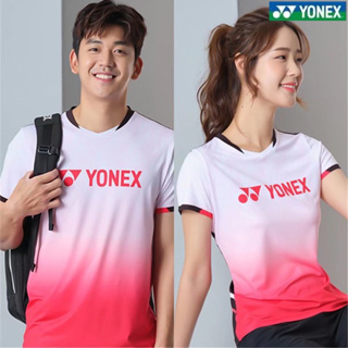 ใหม่ เสื้อแจ็กเก็ตแบดมินตัน Yonex แขนสั้น ระบายอากาศ ดูดซับเหงื่อ แห้งเร็ว สําหรับเด็กผู้ชาย และผู้หญิง