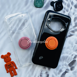 Unihertz TickTock-S 5G เคสโทรศัพท์ ซิลิโคนนิ่ม ป้องกัน TPU พร้อมแหวนแม่เหล็ก สําหรับรถยนต์