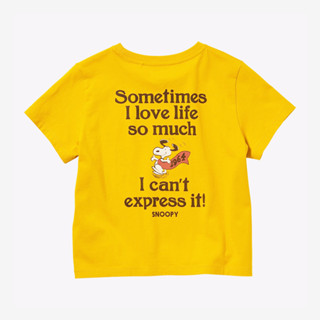 Uniqlo เสื้อยืดแขนสั้น พิมพ์ลาย Snoopy สําหรับผู้หญิง (UT) 465213 Uniqlo