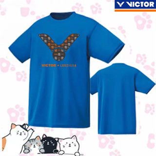 Victor 2023 ใหม่ เสื้อยืด ลายแบดมินตัน เทนนิส แห้งเร็ว สําหรับผู้ชาย และผู้หญิง เหมาะกับการเล่นกีฬา ซื้อทีม