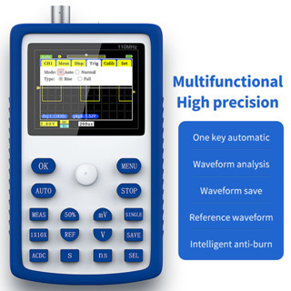 Fnirsi-1c15 กล้องออสซิลโลสโคปดิจิทัล 500MS/s 110MHz รองรับคลื่น