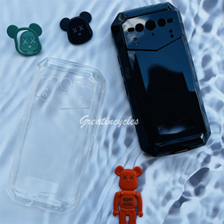 เคสโทรศัพท์ซิลิโคน TPU แบบนิ่ม สีดํา สําหรับ Doogee V Max