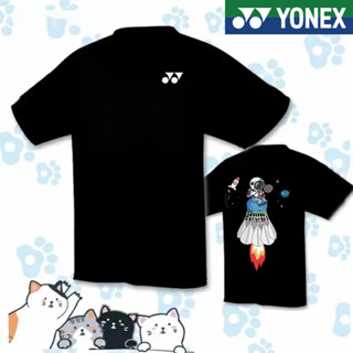 Yonex เสื้อยืด แบดมินตัน ปิงปอง แขนสั้น สําหรับผู้ชาย ผู้หญิง เหมาะกับการเล่นปิงปอง ฟิตเนส